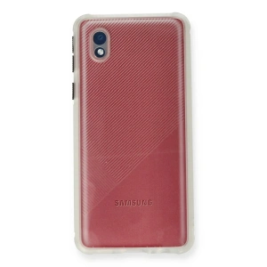 Samsung Galaxy A01 Core Kılıf Miami Şeffaf Silikon - Şeffaf