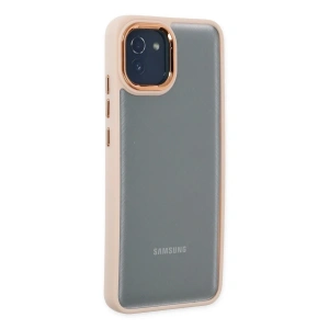 Samsung Galaxy A03 Kılıf Dora Kapak - Pudra