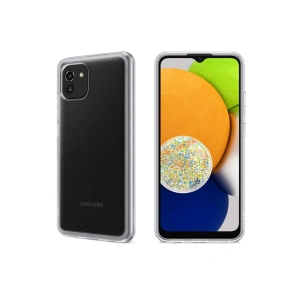 Samsung Galaxy A03 Kılıf Lüx Şeffaf Silikon
