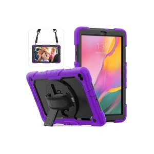 Samsung Galaxy T510 Tab A 10.1 Kılıf Pars Tablet Kapak - Mor