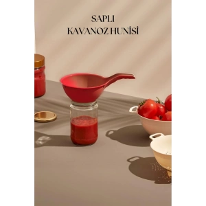 Saplı Kavanoz Hunisi Kırmızı-DNY0033