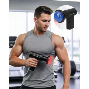 Şarjlı Masaj Tabancası Sıcak Soğuk Terapi Sessiz Güçlü Motorlu