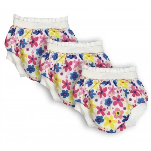 Sema Baby 3lü Desenli Lüks Alıştırma Külodu  No.1 10-15 kg - Flowers