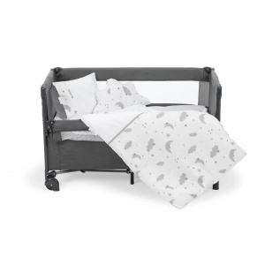 Sema Baby 6 Parça Lüks Park Yatak Bebek Uyku Seti - Moon