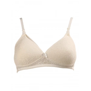 Sema Baby Dantelli Emzirme Sütyen Ekru 85 Beden