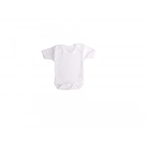 Sema Baby Yarım Kol Badi (Body) 0-3 Ay - Beyaz