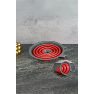 Silikon Katlanır Huni Kırmızı