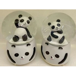Siyah-beyaz Panda Kar Küresi Büyük Boy