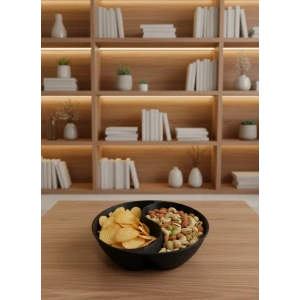 Siyah Çerezlik Kase Seti 4 Adet 3x12 cm