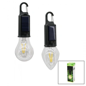 SOLAR - USB ŞARJ SEYYAR AMPUL MODEL=RUSTİK KAMP LAMBASI MANDALLI KANCA ASKILIK 3-KADEME IŞIK PT-331 (5468)