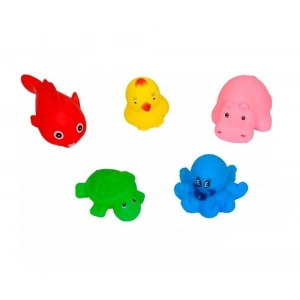 Sozzy Toys Neşeli Banyo Oyuncakları Sevimli Hayvanlar 5li