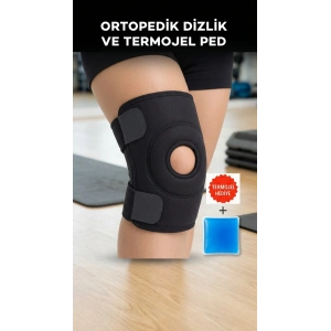 Sporcu Diz Korsesi Çapraz Bağ Destek Termojel Hediyeli