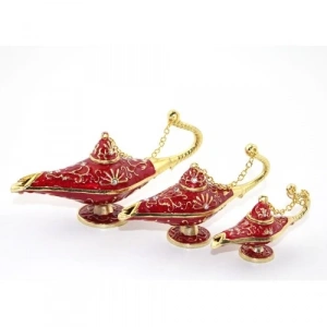 Swarovski Taşlı 3lü Alaaddin Lambası