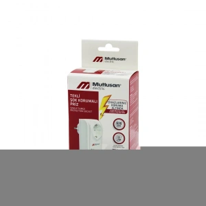 TEKLİ ŞOK KORUMALI PRİZ GOLYAT Rİ-TECH-001 (5468)