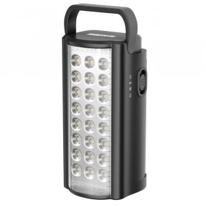 USB Şarj Çıkışlı 24 LED 80 Saat Akülü Şarjlı Işıldak (5468)