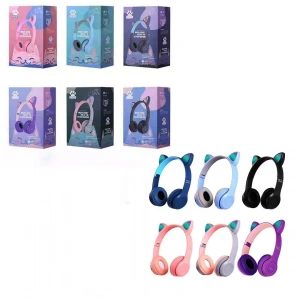 WİRELESS USB ŞARJLI KULAKLIK IŞIKLI - BLUETOOTH - KULAKLI - KATLAMALI PL-2036 (5468)