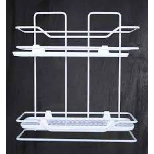 ZAMBAK 2Lİ RAF SİYAH BEYAZ (5468)