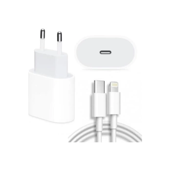Sesatech Beyaz Iphone 11 12 13 14 Uyumlu 18w Şarj Cihazı Seti Adaptör Kablosu
