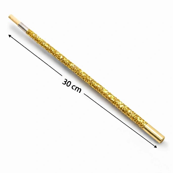 30 Cm Altın Gold Payetli  Tutacağı – 1920’ler Gatsby Parti Aksesuarı