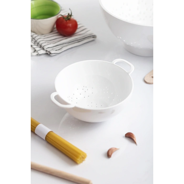 Akrilik Pembe Mini Pirinç Süzgeçi & Bakliyat Süzgeçi (3 SU BARDAĞI ÖLÇÜLÜ)