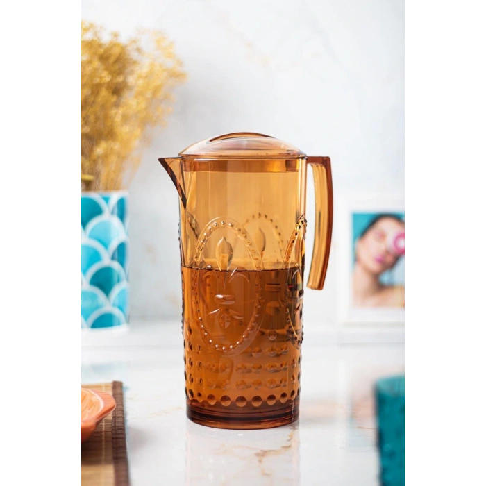 Akrilik Magic 2,3 Lt Mürdüm Sürahi ( Cam Değildir !!! )