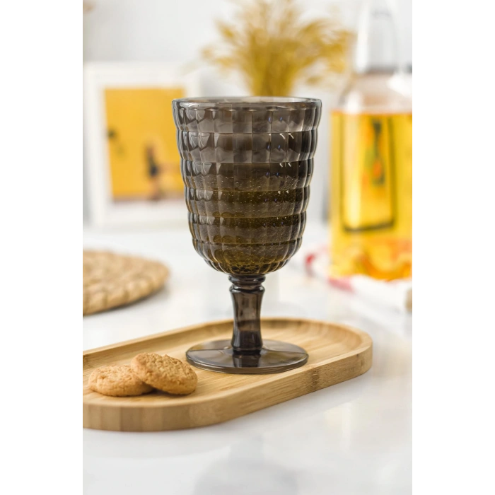 Allegra Koyu Yeşil Kadeh Bardak - 450 ml Tekli Akrilik Malzeme - Cam Değildir Kırılmaya Dayanıklı