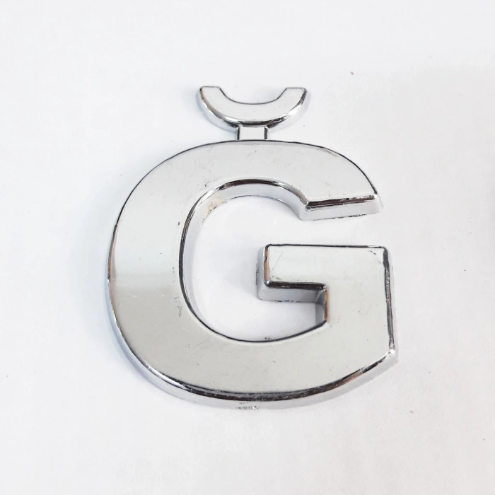 Cemax Ğ Harfi  3,75 cm Krom Yapışkanlı