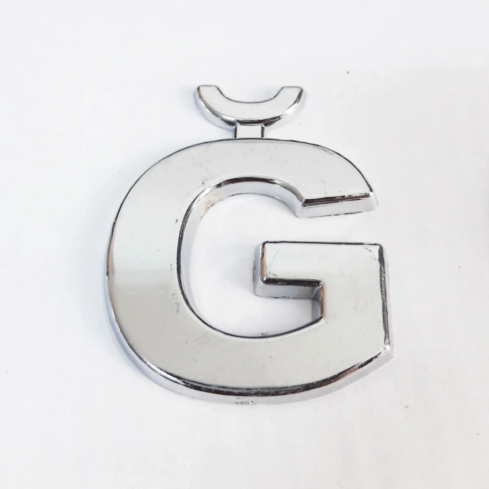 Cemax Ğ Harfi  3,75 Cm Krom Yapışkanlı