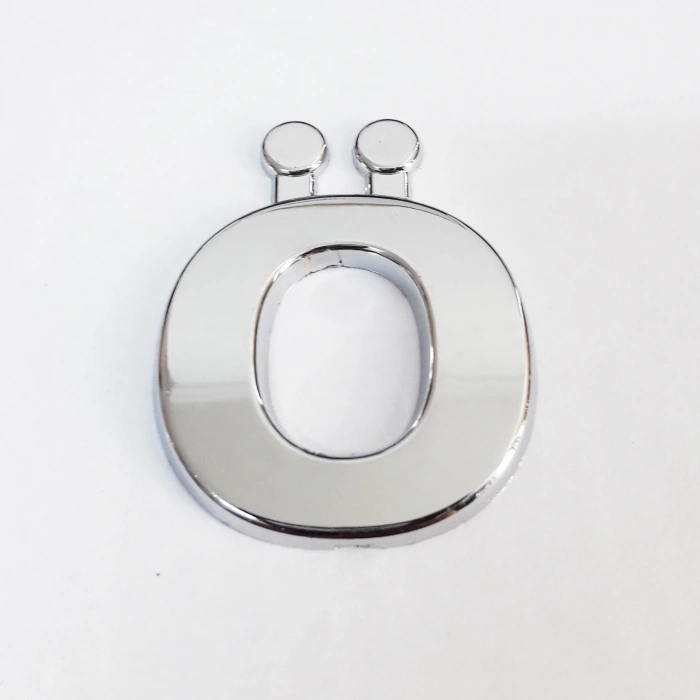 Cemax Ö Harfi  3,75 Cm Krom Yapışkanlı