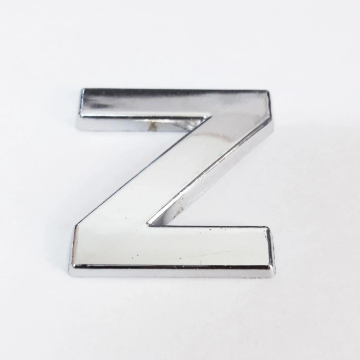 Cemax Z Harfi  3,75 Cm Krom Yapışkanlı