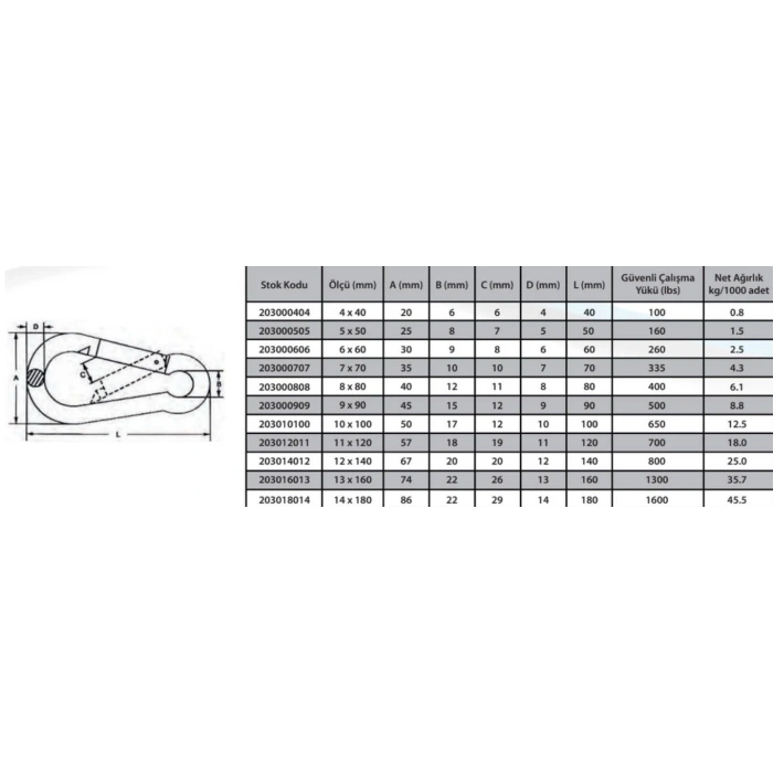 Ennalbur Karabina Yaylı 7 mm ( 3 Adet )