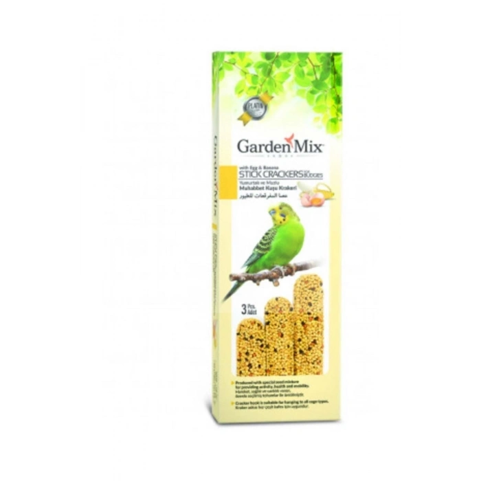 Gardenmix Platin Muzlu Yumurtalı Kuş Krakeri 3lü