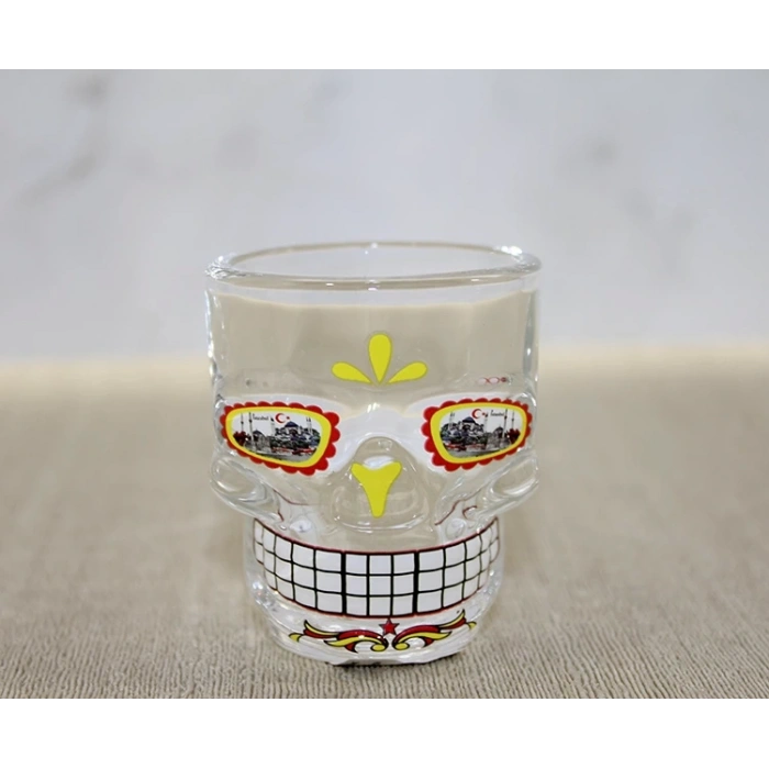 İstanbul Temalı Cam Kurukafa Shot Bardak Alk4302