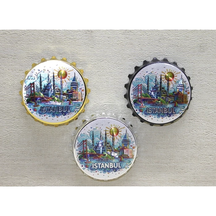 İstanbul Temalı Metal Magnet Alk4341