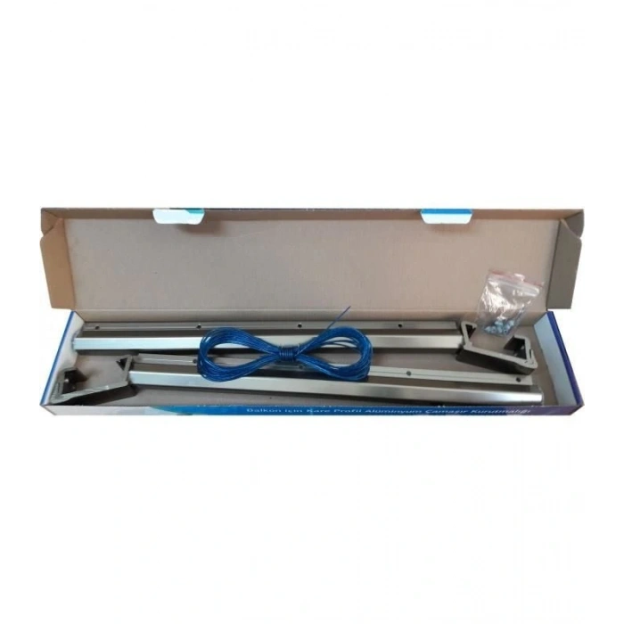 Koral Profil Alüminyum Balkon Çamaşır Kurutmalığı 60X25