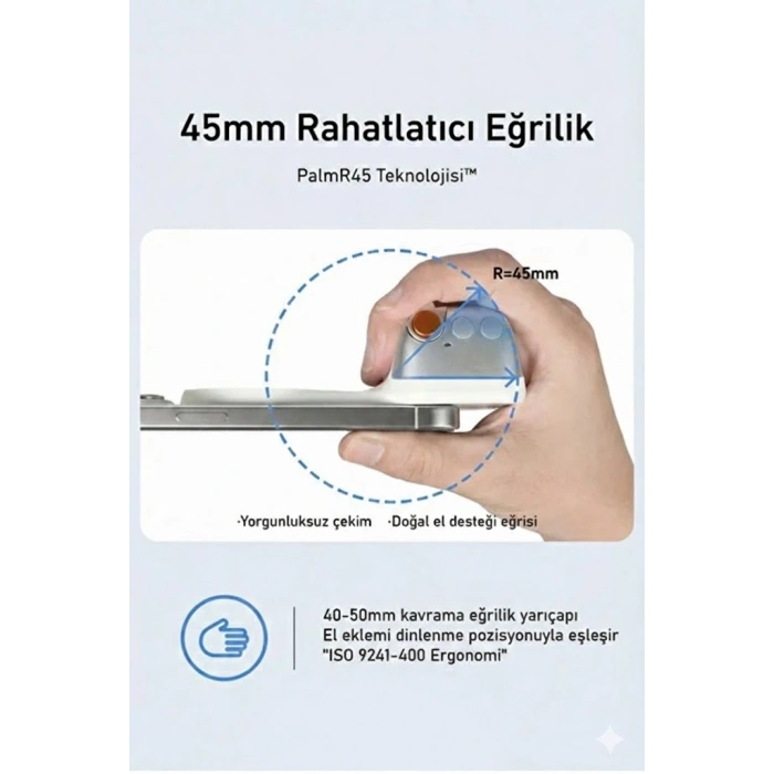 Magsafe Selfie Çubuğu Kamera Kolu Profesyonel Çekim Zoom