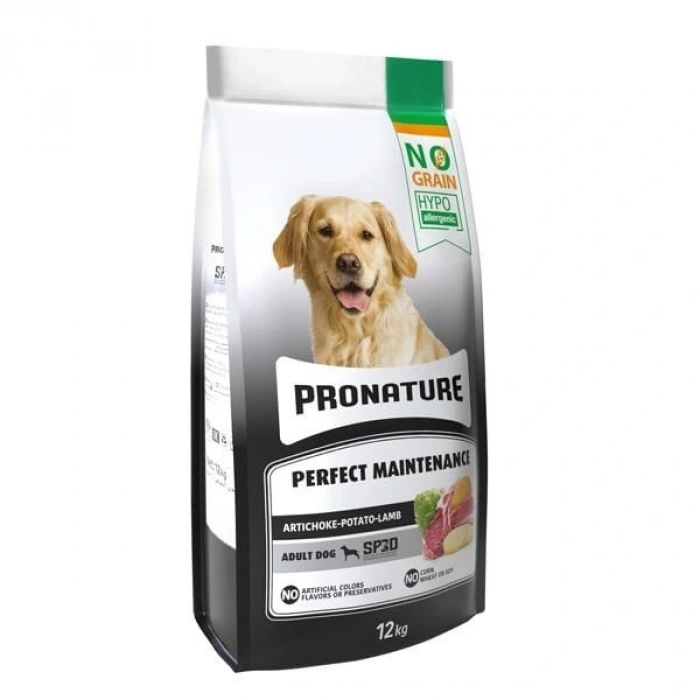 Pronature Hypo-Allergenic Tahılsız Kuzu Etli Yetişkin Köpek Maması 12 Kg