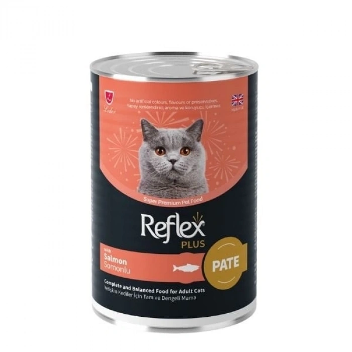 Reflex Plus Pate İçinde Somonlu Yetişkin Konserve Kedi Maması 1 Adet 395 Gr