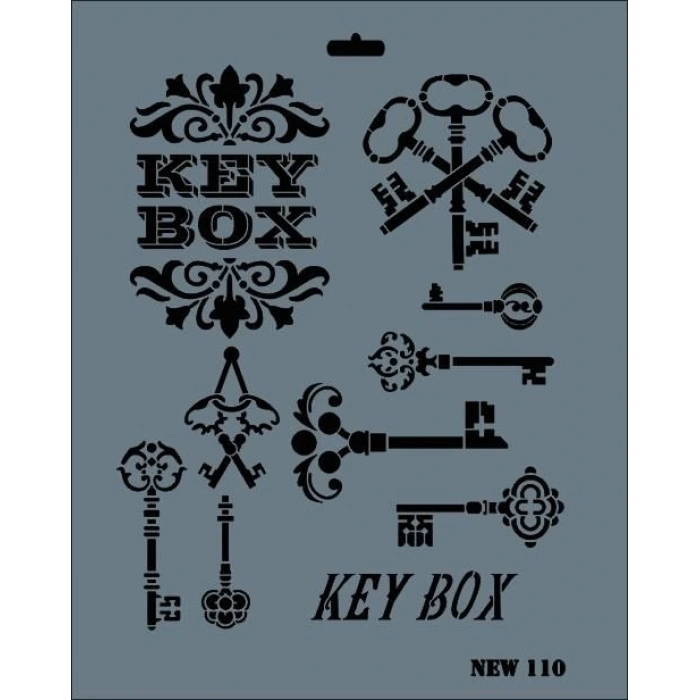 Rich New Seri N-110 Stencil 35x25 cm