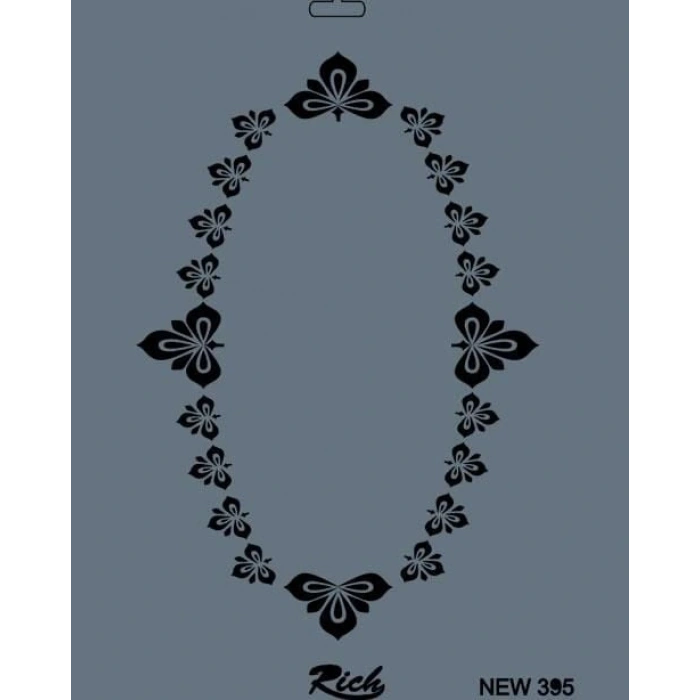Rich New Seri N395 Stencil 35X25 Cm