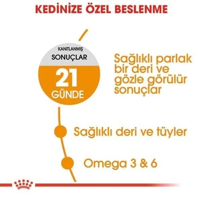 Royal Canin Hair Skin Deri ve Tüy Sağlığı için Kedi Maması 10 Kg