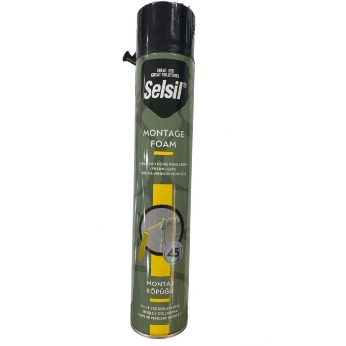 Selsil Tam Dolum Poliüratan Montaj Köpüğü 845 gr