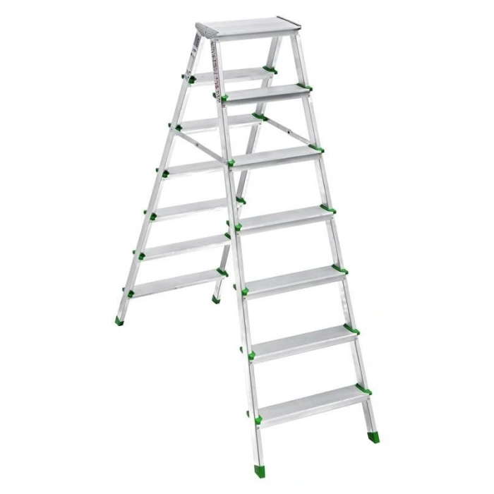Sm Saraylı 7+7 Çift Taraflı Alüminyum Merdiven