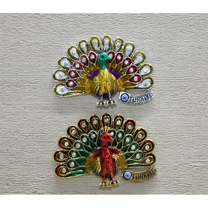 Swaroski Tavuskuşu Magnet Alk3852