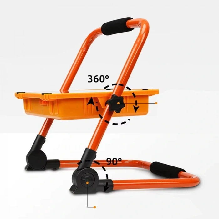 Wt-734 P70 Led Solar Panel Şarjlı Taşınabilir Projektör (176 Smd + Yan Led)