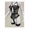 Afrodit Siyah Sexy Jartiyer Takım -1050