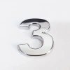 Cemax 3 Rakamı 3,75 Cm Krom Yapışkanlı