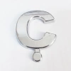 Cemax Ç Harfi  3,75 Cm Krom Yapışkanlı