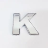 Cemax K Harfi  3,75 cm Krom Yapışkanlı