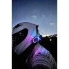 Helmet Graffiti Motor Kask Kulaklık Rgb Modlu Su Geçirmez 6.0 Bluetooth Intercom Yenı Model